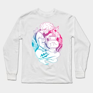 Dual Color Aquarius Beauty Long Sleeve T-Shirt